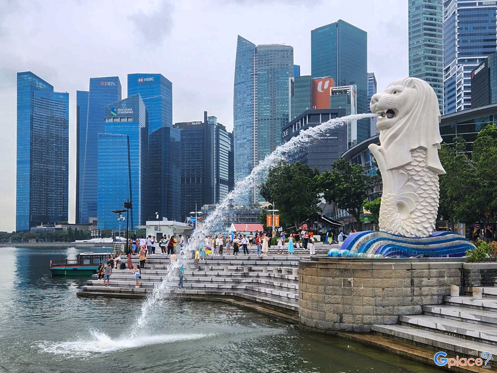 เมอร์ไลออนพาร์ค  Merlion Park