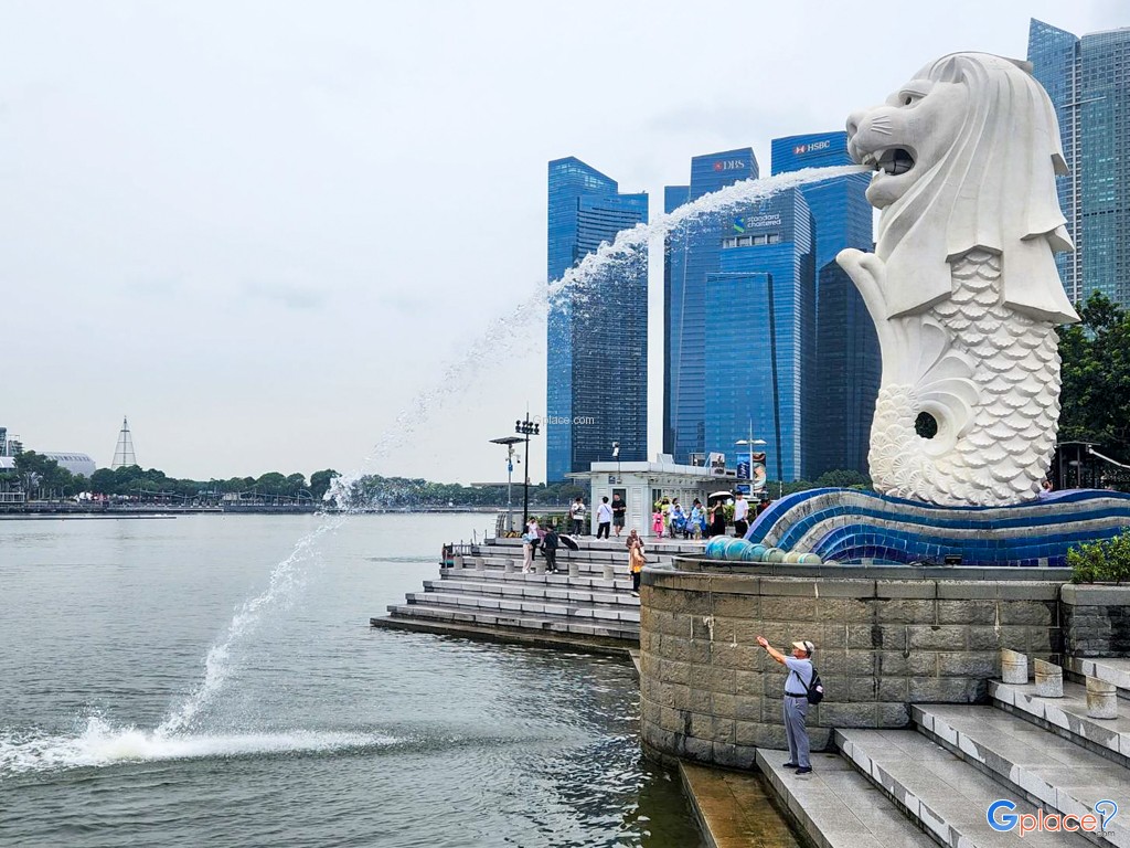 เมอร์ไลออนพาร์ค  Merlion Park