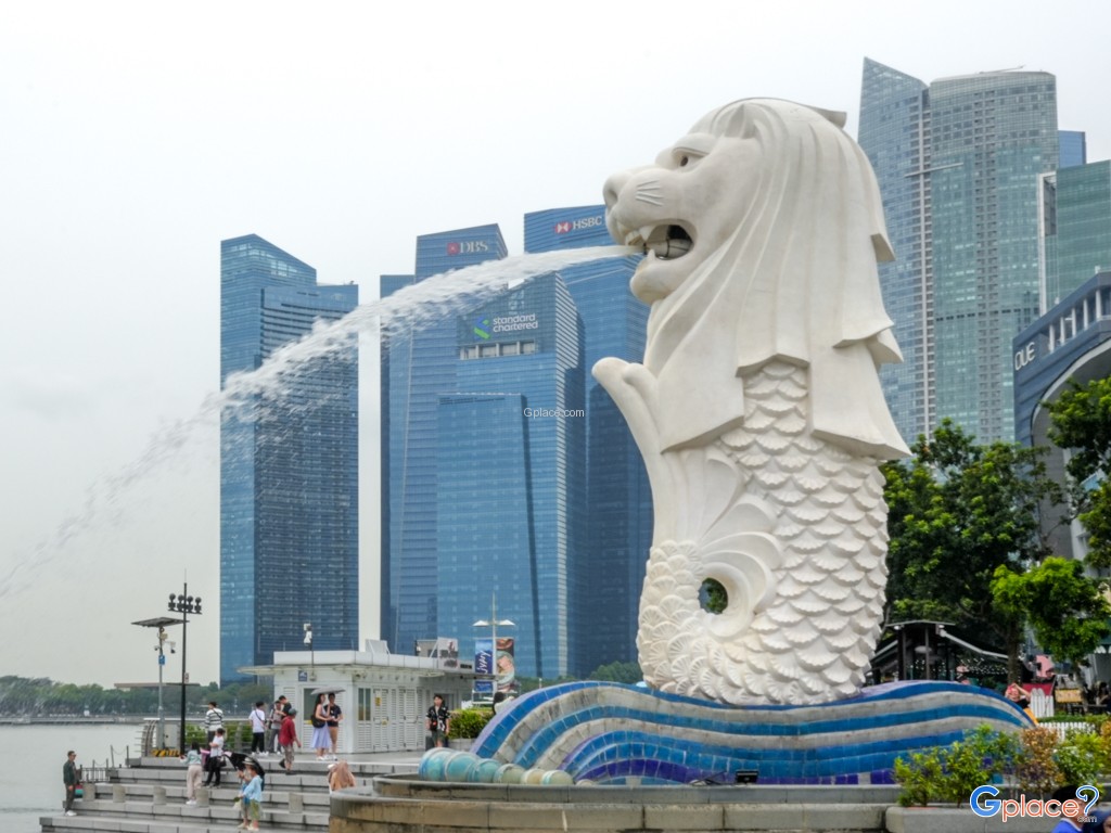 เมอร์ไลออนพาร์ค  Merlion Park