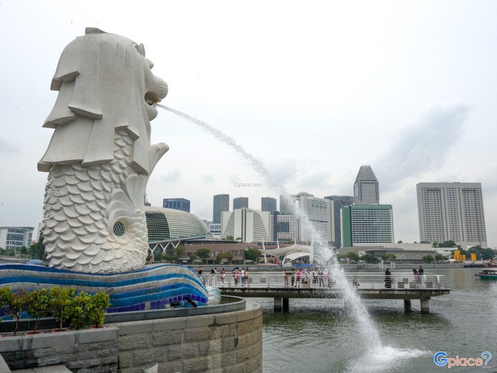 เมอร์ไลออนพาร์ค  Merlion Park