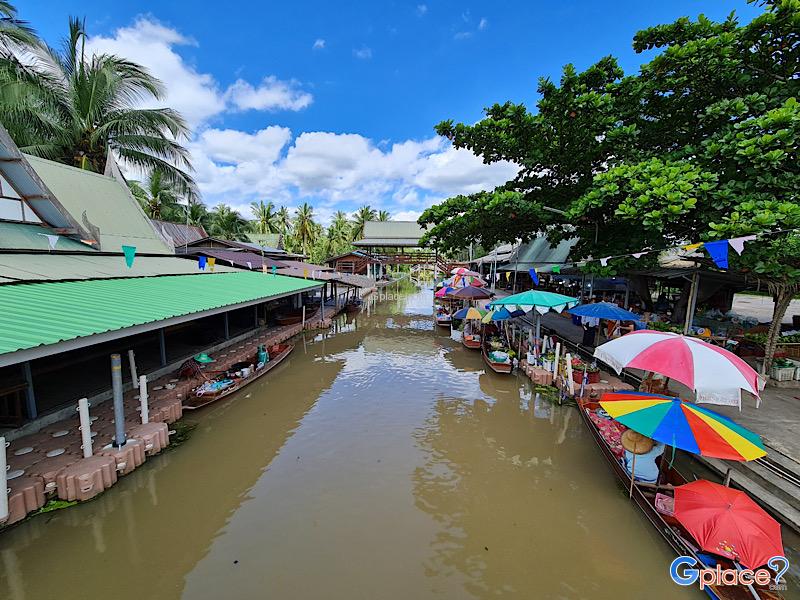 曼谷附近的海滨市场